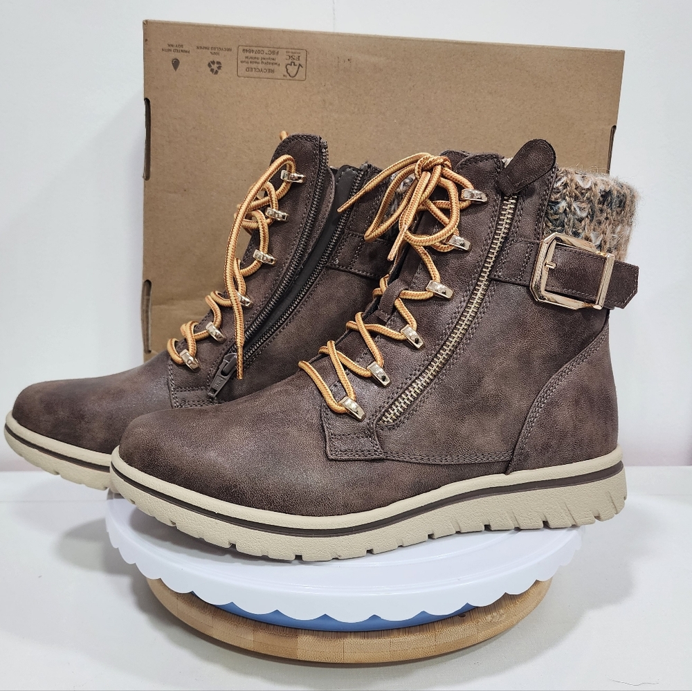 Brown Women's Ankle Boots Size 9